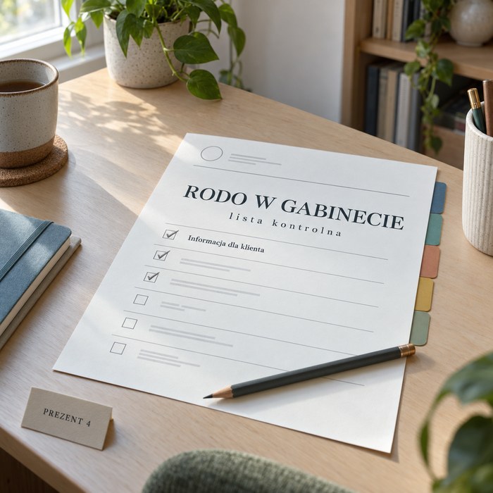 RODO w gabinecie: lista kontrolna