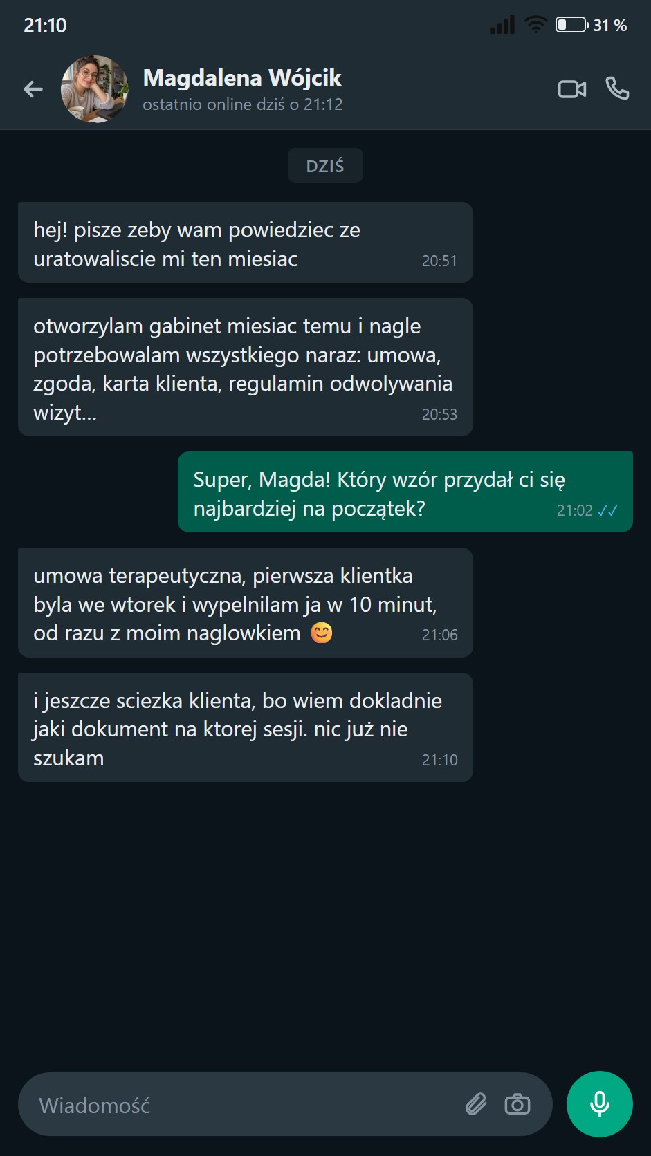 Psycholożka, która otworzyła gabinet w zeszłym miesiącu, opowiada, z czego skorzystała najpierw