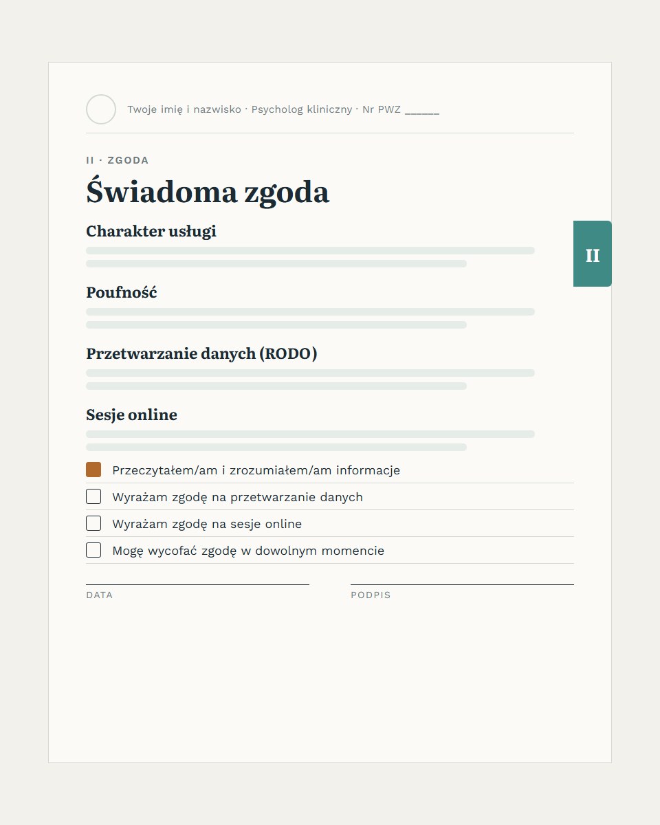 Świadoma zgoda