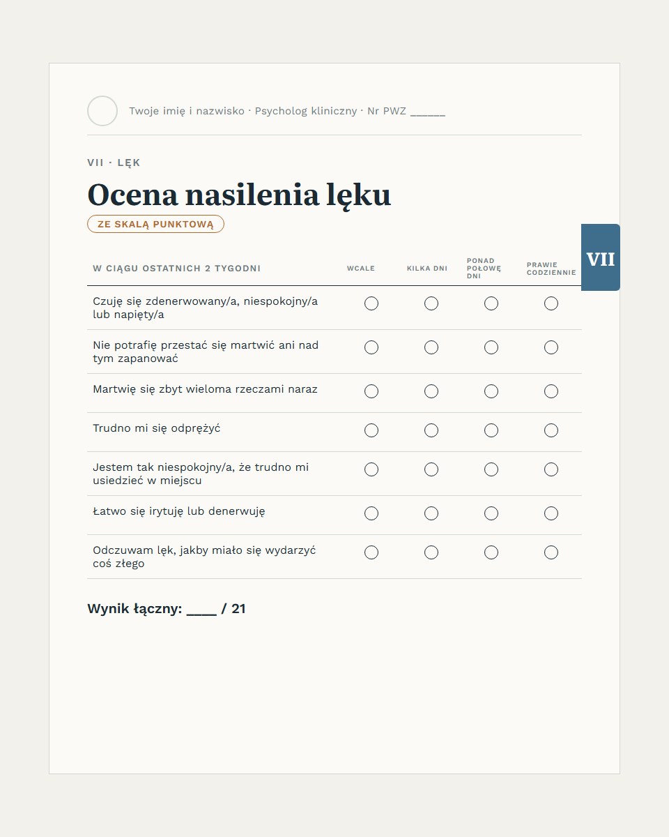 Ocena lęku